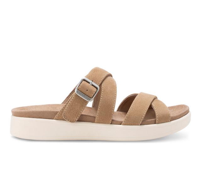 Women's Eastland Machias Sandals in Sand Nubuck color