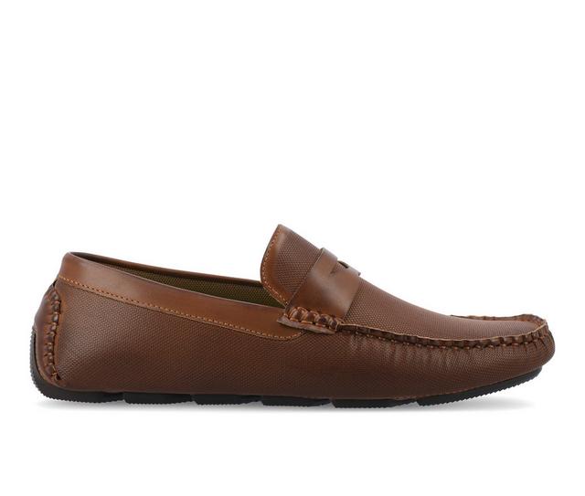 Men's Vance Co. Isaiah Casual Loafers in Brown color