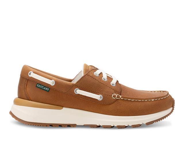 Men's Eastland Leap Trainer Boat Shoes in Tan color