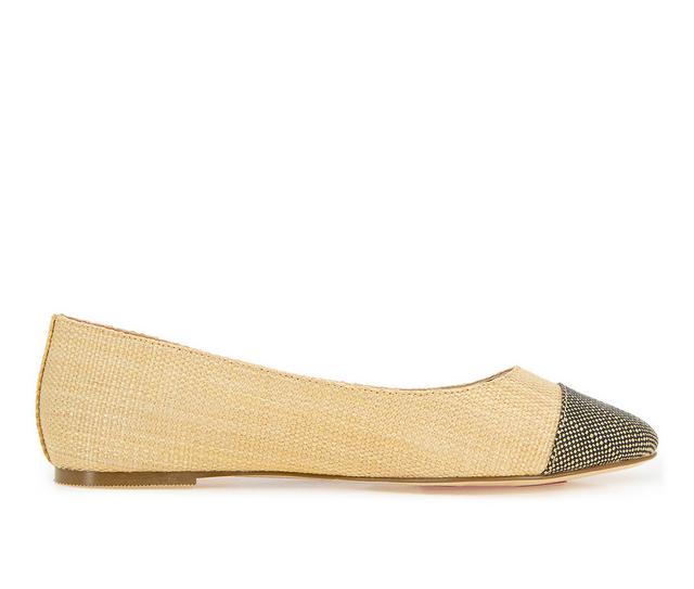 Women's KENSIE Allie Flats in Natural color