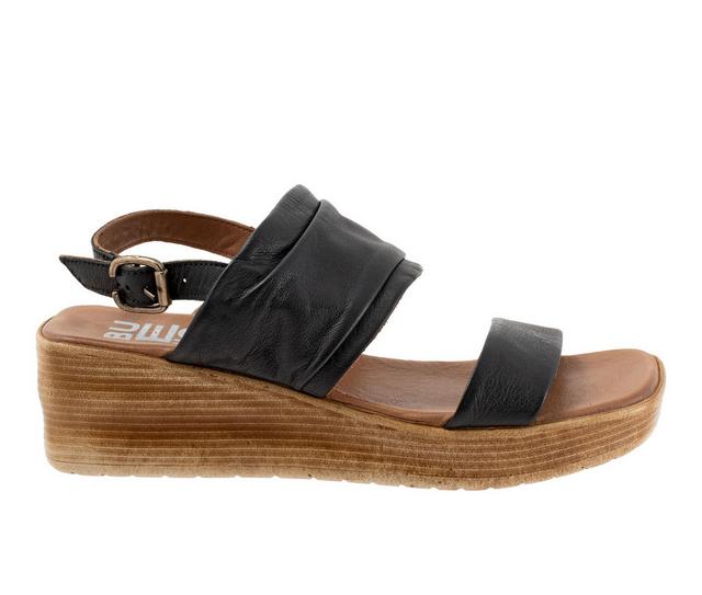 Women's Bueno Maya Wedge Sandals in Black color