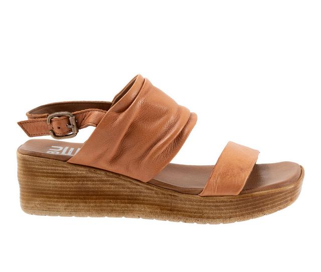 Women's Bueno Maya Wedge Sandals in Tan color