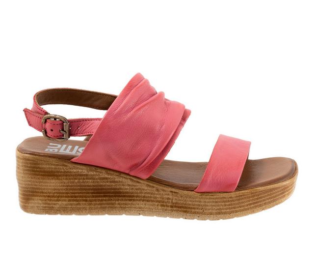 Women's Bueno Maya Wedge Sandals in Bubblegum color