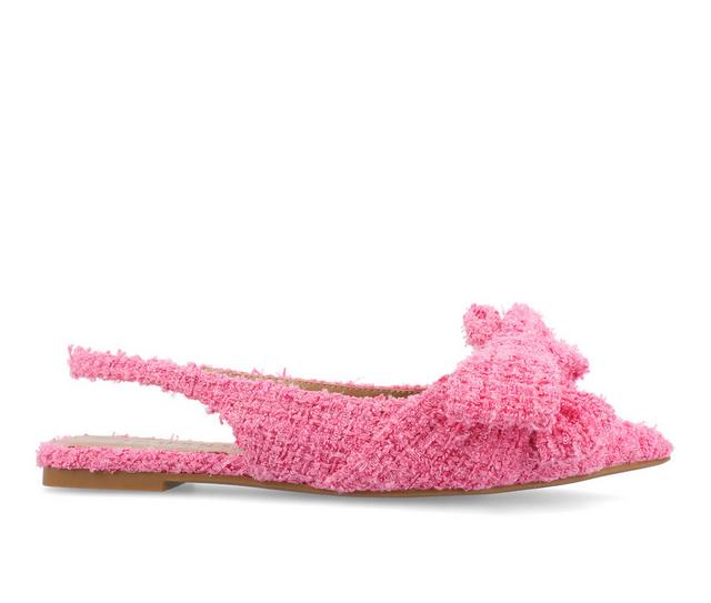 Women's Journee Collection Sabbrina Flats in Pink color