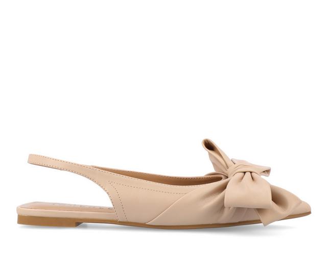 Women's Journee Collection Sabbrina Flats in Nude color