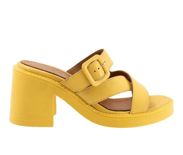 Women's Bueno Milan Dress Sandals in Yellow color