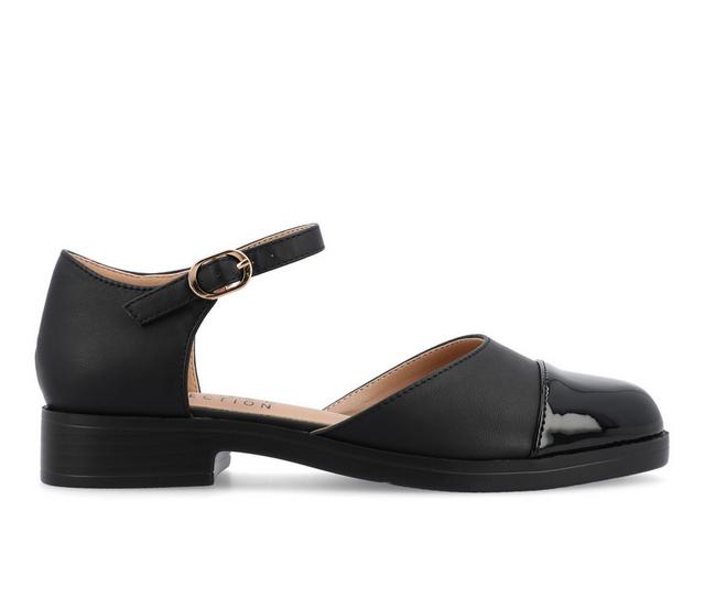 Women's Journee Collection Tesley Flats in Black color