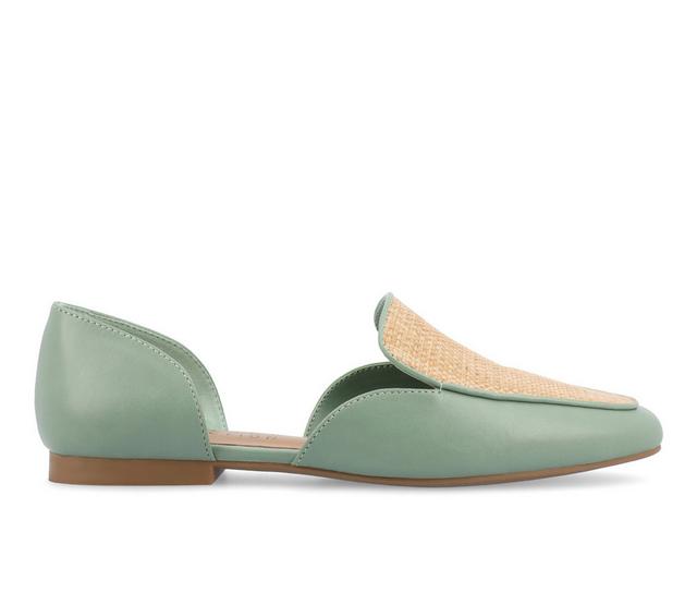 Women's Journee Collection Kennza Loafers in Sage color