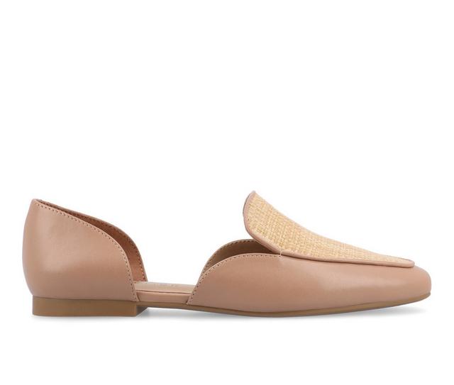 Women's Journee Collection Kennza Loafers in Tan color