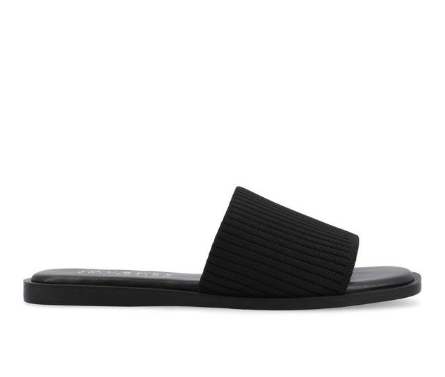 Women's Journee Collection Prisilla Sandals in Black color