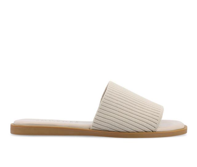 Women's Journee Collection Prisilla Sandals in Taupe color