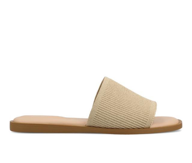 Women's Journee Collection Prisilla Sandals in Champagne color