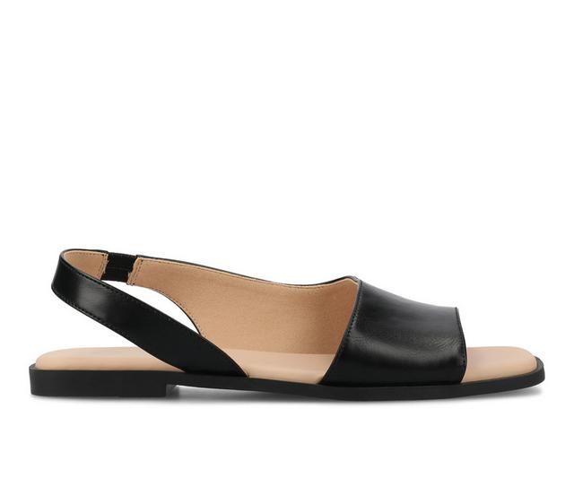 Women's Journee Collection Brinsley Sandals in Black pu color