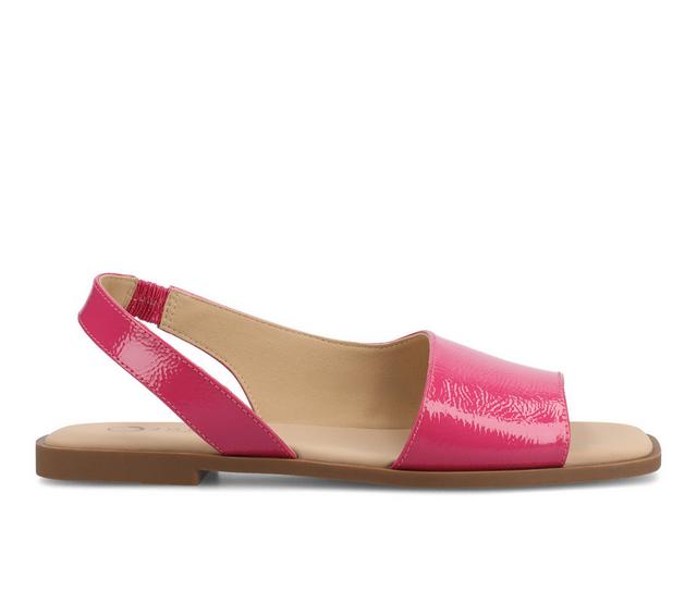 Women's Journee Collection Brinsley Sandals in Hot Pink color
