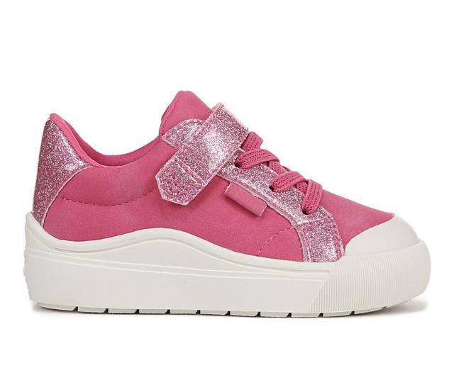 Girls' Dr. Scholls Toddler Time Off Sneakers in Hot Pink color