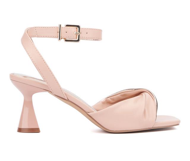 Women's Fashion to Figure Shila Dress Sandals in Nude Wide color