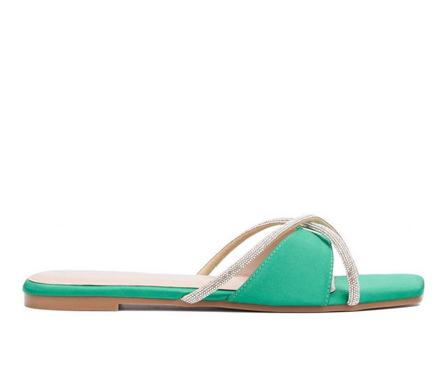 Women's Fashion to Figure Sylvie Sandals in Kelly Green W color