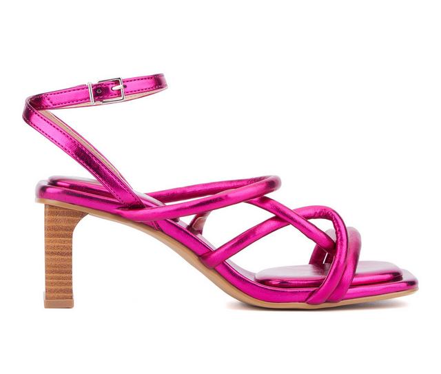 Women's Fashion to Figure Ohara Dress Sandals in Neon Pink W color