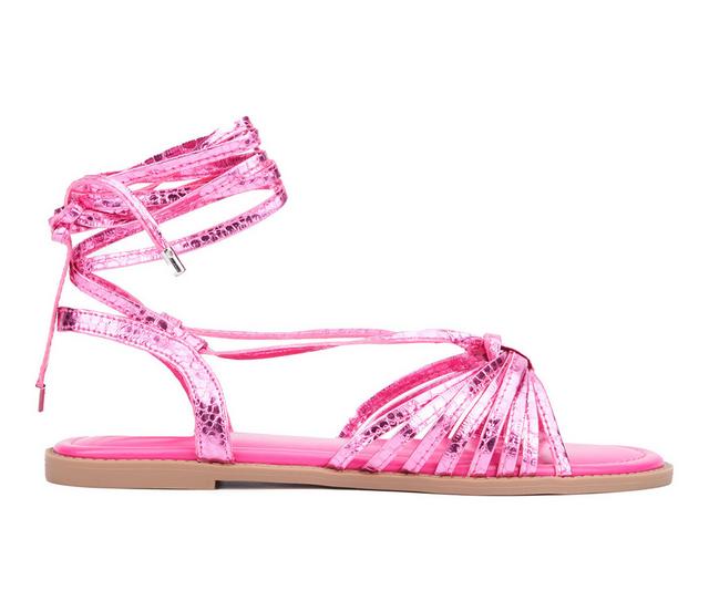 Women's Fashion to Figure Daria Sandals in Baby Pink Wide color