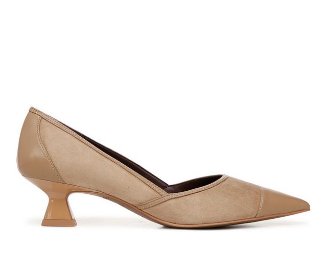 Women's Franco Sarto Darcy Pumps in Taupe Suede color