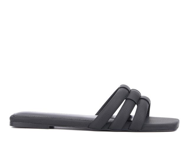 Women's Fashion to Figure Gaiana Sandals in Black Wide color