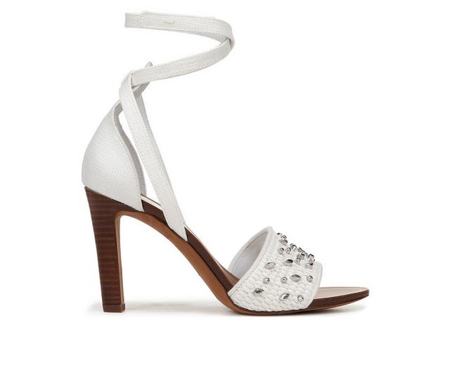 Women's Franco Sarto Eleanor2 Dress Sandals in White Raffia color