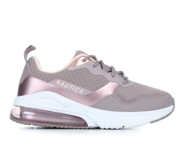 Girls' Nautica Duaa Tetra Sneakers in Mauve Met Pk color