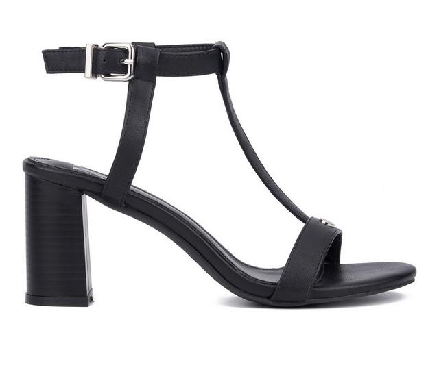 Women's New York and Company Livvy Dress Sandals in Black color
