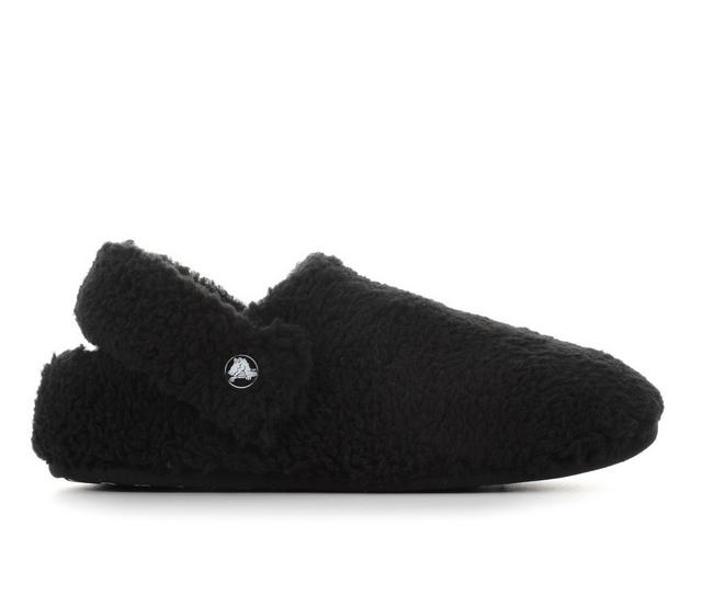 Adults' Crocs Classic Cozzzy Slippers in Black color