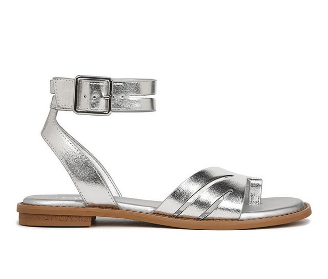 Women's Franco Sarto Greene Sandals in Silver color