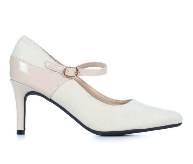 Women's Pierre Dumas Roxie 6 Pumps in Nude color