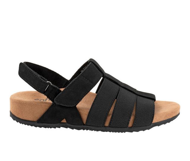 Women's Softwalk Burnaby Sandals in Black color
