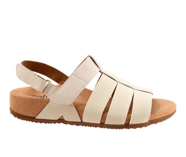 Women's Softwalk Burnaby Sandals in Ivory color