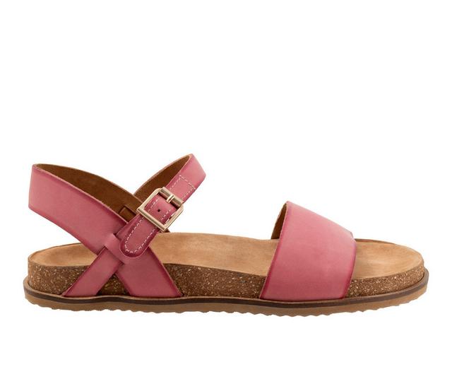 Women's Softwalk Upland Sandals in Fuchsia color