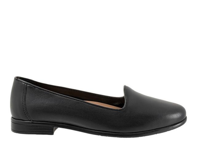 Women's Trotters Liz Lux Flats in Black color