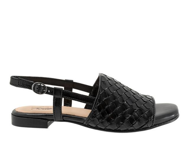 Women's Trotters Nola Sandals in Black color