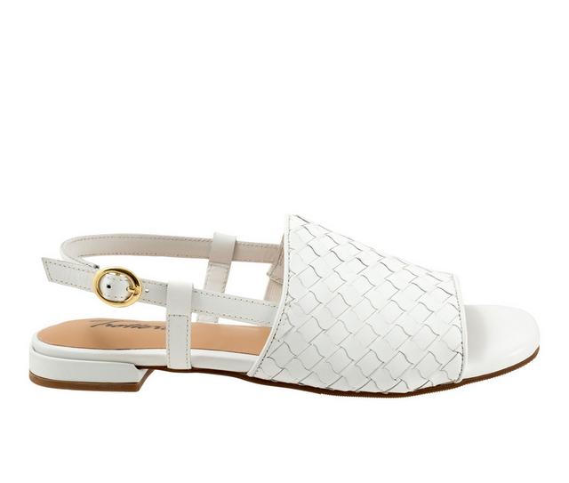 Women's Trotters Nola Sandals in White color