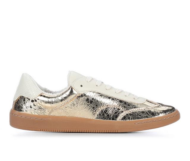 Women's Dolce Vita Nunez Sneakers in Gold Metallic color