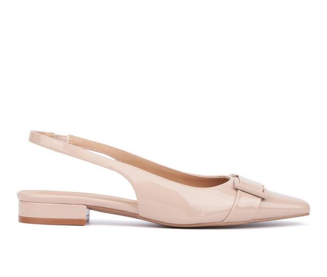 Women's Torgeis Janessa Slingback Flats in Beige color