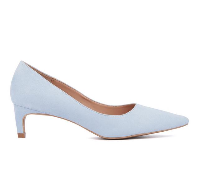 Women's New York and Company Kaelyn Pumps in Pastel Blue color