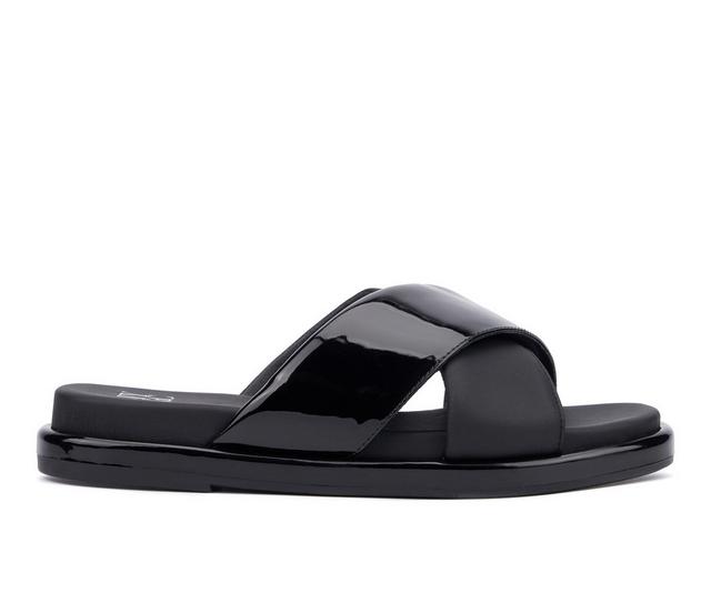 Women's New York and Company Geralyn Sandals in Black color