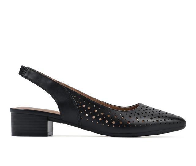 Women's White Mountain Boronic Slingback Pumps in Black color