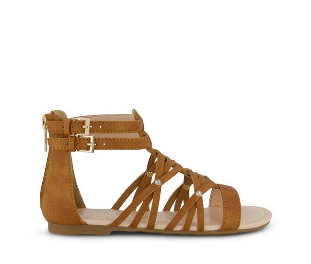 Girls' Jessica Simpson Little & Bid Kid Annette Gladiator Sandals in Cognac color