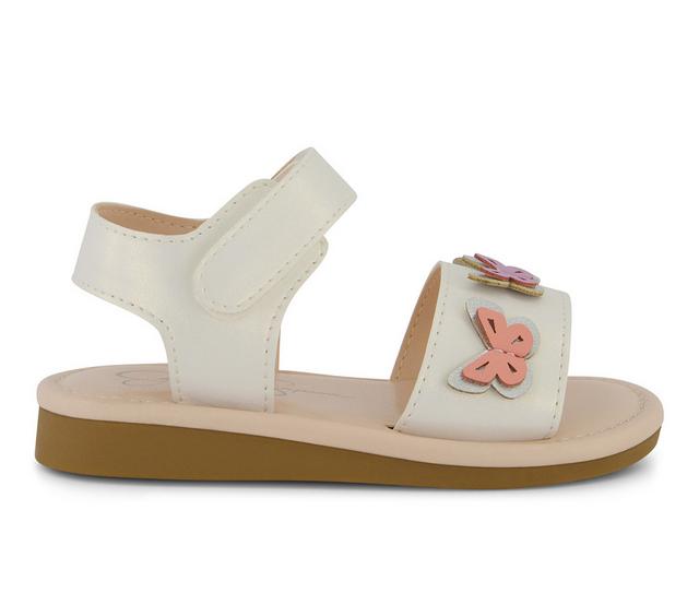 Girls' Jessica Simpson Toddler Janey Butterfly Sandals in White color