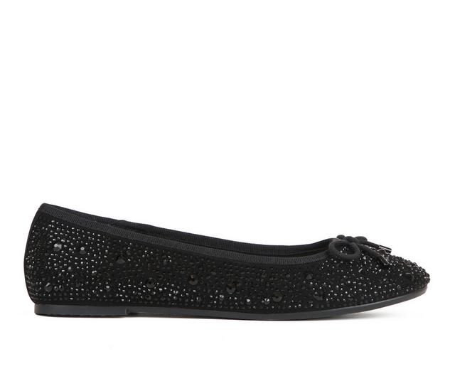 Women's Soda Paint-S Flats in Black color