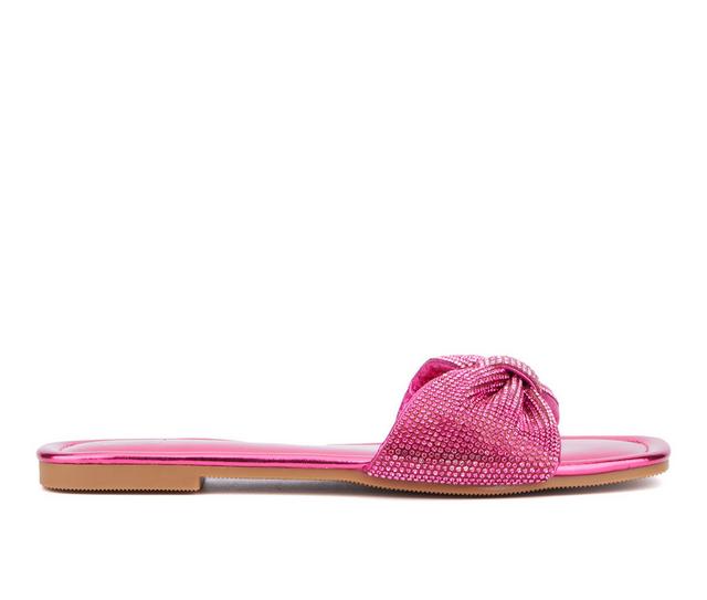 Women's New York and Company Karli Sandals in Pink color