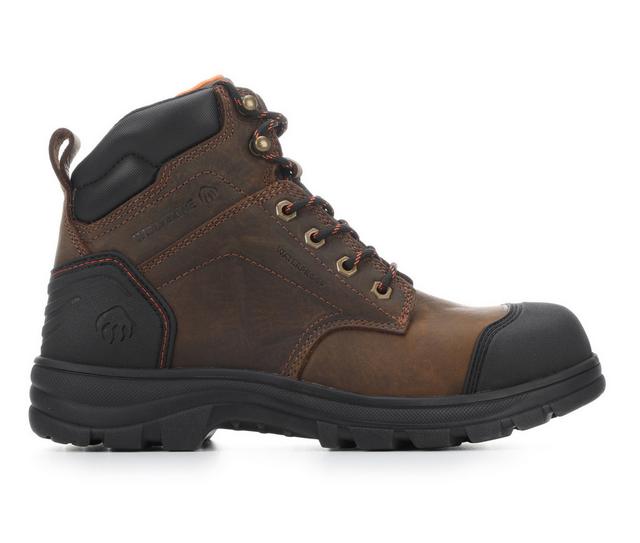 Wolverine Carlsbad Cap Work Boots in Brown color