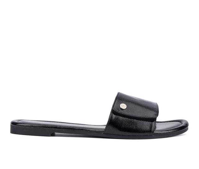 Women's New York and Company Adelle Sandals in Black color