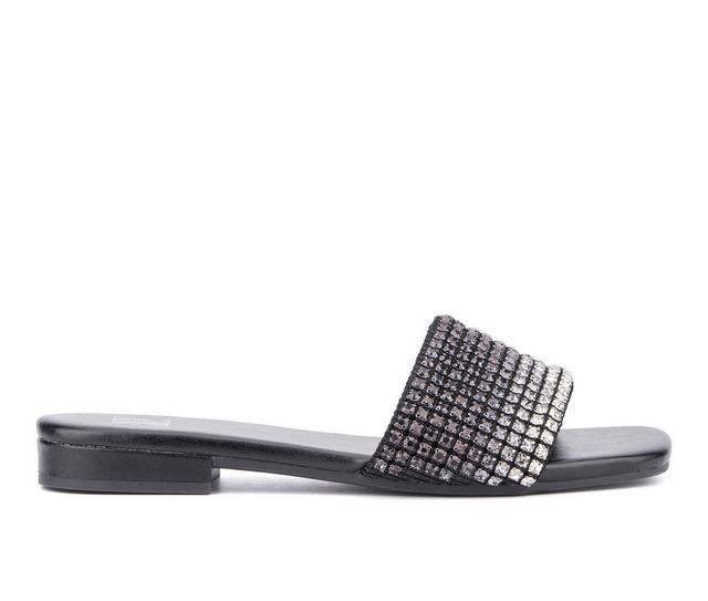 Women's New York and Company Gracie Sandals in Black color