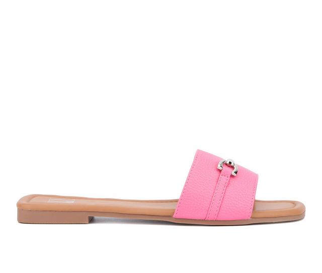 Women's New York and Company Naia Sandals in Pink color